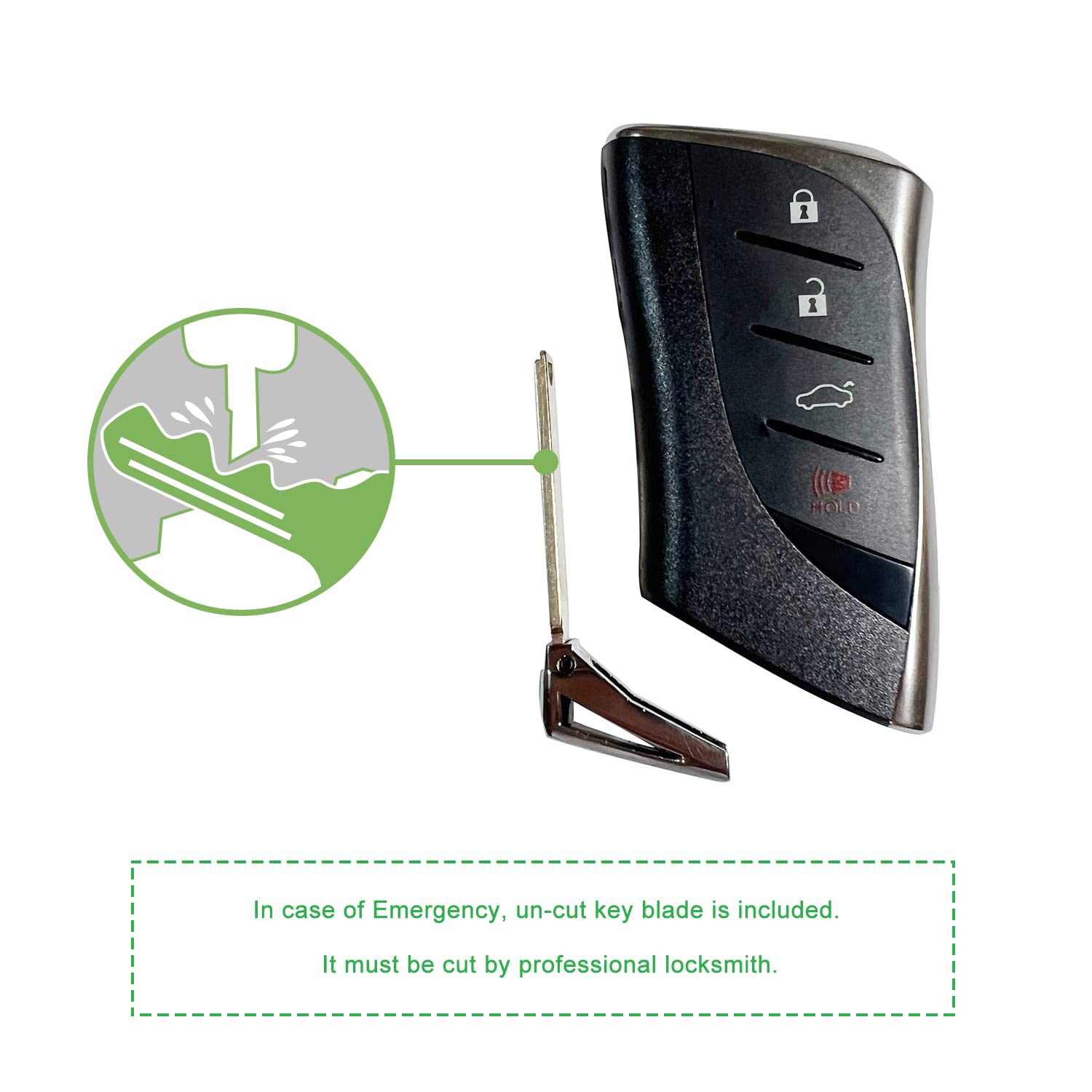 Amazon.com: Extra-Partss Smart Car Key Fob Replacement for